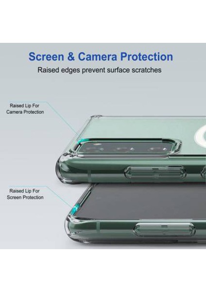 Samsung Galaxy S20 Fe Kılıf Sararmaz Slim Magsafe Wireless Kablosuz Şarj Uyumlu Manyetik Şeffaf Kapak
