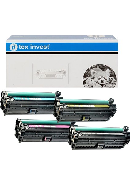 Hp Color Laserjet CP5225 4 Renk Muadil Toner