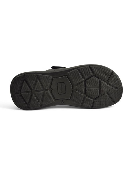 Berke Günlük Anatomik Deri Erkek Terlik-Siyah fırsatları