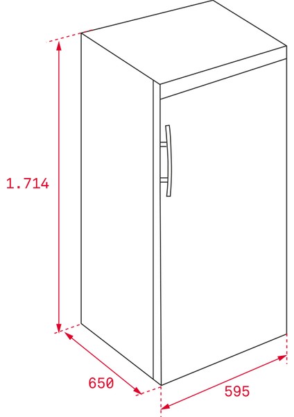- Rsf 43250 Ss - Solo Dondurucu - 290 Lt - 60 cm - 113340000
