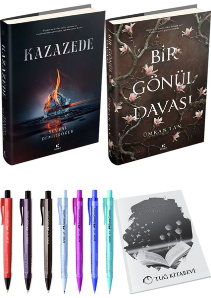 Bir Gönül Davası Ciltli ve Kazazede 1 Ciltli Şevval Demirdöğer 2'li Set + Hediyeli