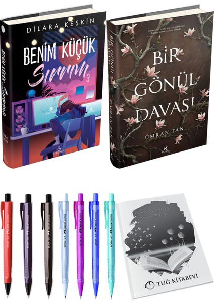 Bir Gönül Davası Ciltli ve Ephesus Benim Küçük Sırrım 3 Ciltli Dilara Keskin 2'li Set + Hediyeli