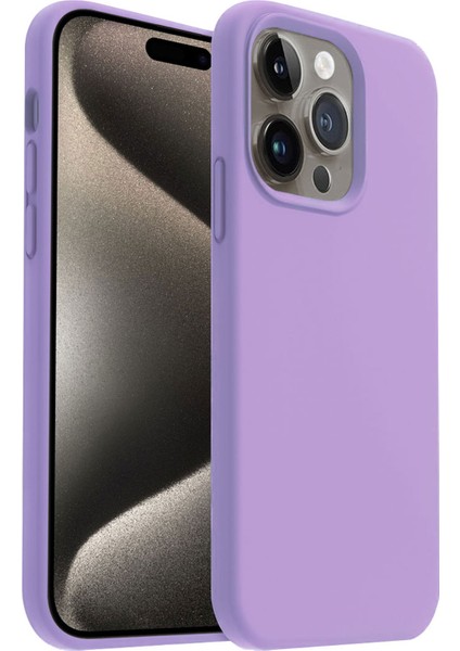 Apple iPhone 15 Pro Kılıf Lansman Premium Silinebilir Silikon