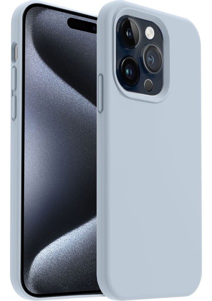 Apple iPhone 15 Pro Max Kılıf Lansman Premium Silinebilir Silikon