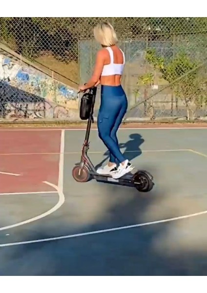 Petrol Rengi Kargo Cepli Toparlayıcı Spor Tayt modelleri