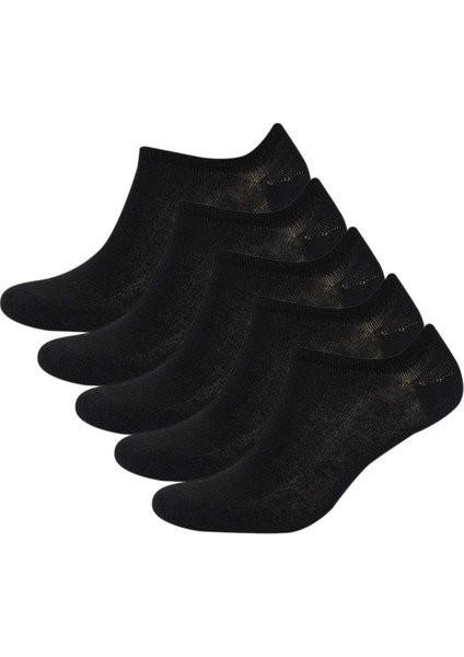 Erkek 5'li Pamuklu Sneaker Çorap E0300AXNS