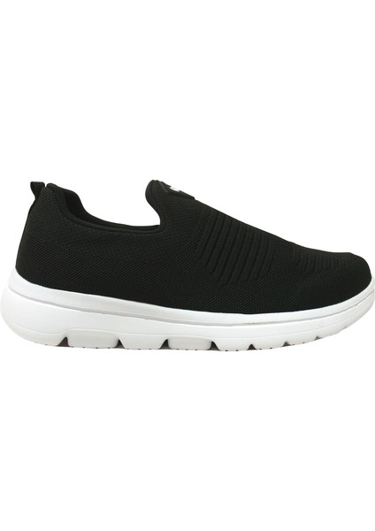 Siyah Beyaz Bağcıksız Aqua Sneakers Spor Ayakkabı fiyatları