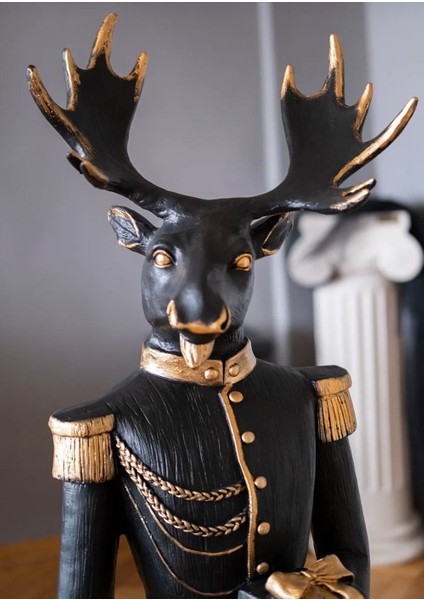 Büyük Boy Geyik Biblo Heykeli , Paris Koleksiyonu Süvari Geyik 1METRE35CM fırsatları