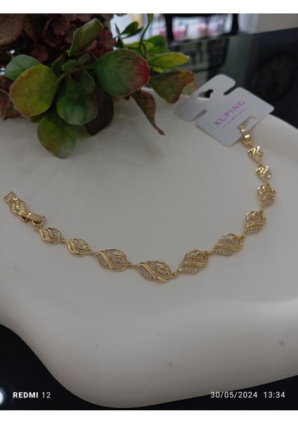 Xuping Jewelry 14 Ayar Kaplama Vip Bileklik 01