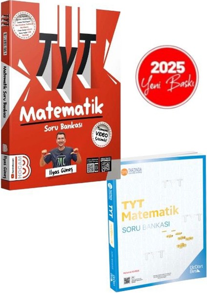 2025 TYT Matematik Tamamı Video Çözümlü Soru Bankası - 345 TYT Matematik Soru Bankası