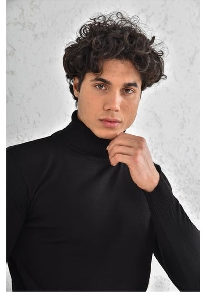 Düz Balıkçı Trender Erkek Kazak 6620 Siyah fiyatları