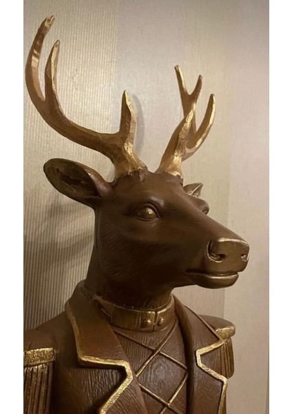 Geyik Büyük Boy Heykel (1metre 35CM),PARIS Koleksiyonu Süvari Geyik Biblo modelleri