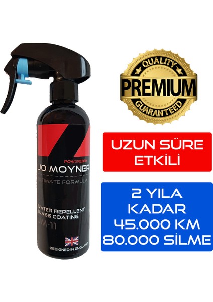 Cam Su Kaydırıcı - Glass Sealant 100 ml İngiltere'de Formül Edilmiştir 2 YIL Dayanım