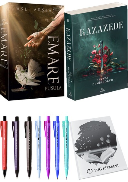 Kazazede 2 ve Emare Pusula Aslı Arslan 2li Set + Hediyeli