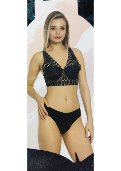 Ayzen Home Arona Lingerie Bralet Südyen Külot Takım