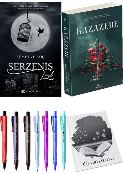 Kazazede 2 ve Epsilon Yayınevi Serzeniş Leyl Sümeyye Koç 2'li Set + Hediyeli