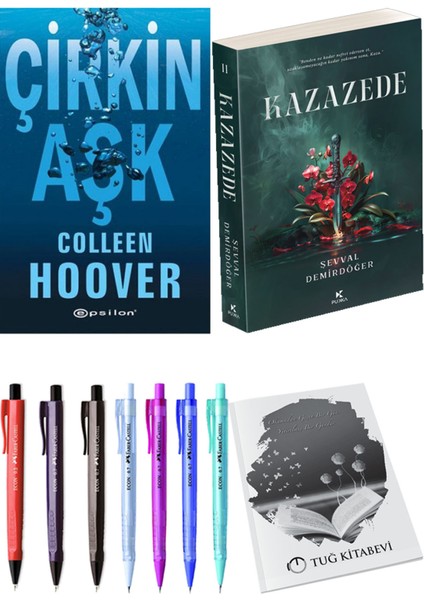 Kazazede 2 ve Epsilon Yayınevi Çirkin Aşk Colleen Hoover 2'li Set + Hediyeli