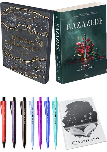 Kazazede 2 ve Küllerin Kehaneti 3 Sena Nur Işık 2li Set + Hediyeli