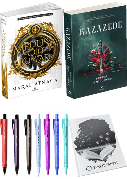 Kazazede 2 ve Ephesus Yayınları Medusanın Ölü Kumları 1 Maral Atmaca 2'li Set + Hediyeli