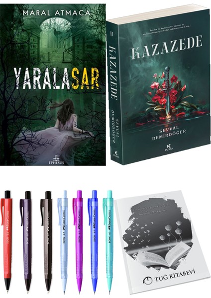 Kazazede 2 ve Ephesus Yayınları Yaralasar 2 Maral Atmaca 2'li Set + Hediyeli