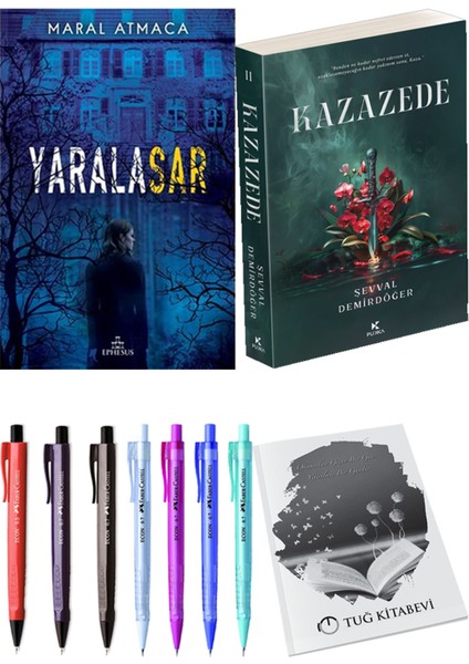 Kazazede 2 ve Ephesus Yayınları Yaralasar 1 Maral Atmaca 2'li Set + Hediyeli
