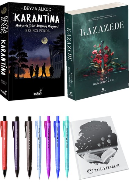 Kazazede 2 ve Karantina 5 Beyza Alkoç 2li Set + Hediyeli