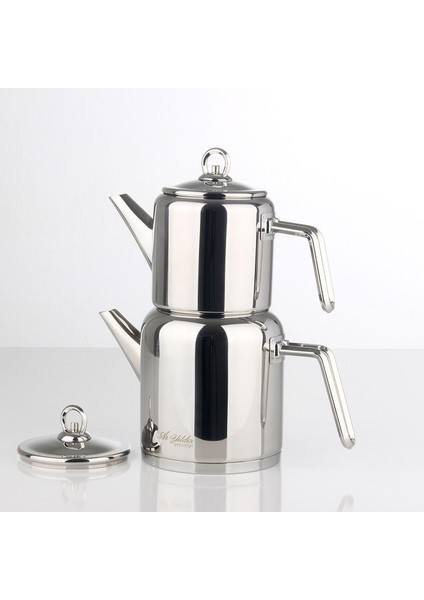 Vento Çelik Sap Büyük Boy Çaydanlık Takımı