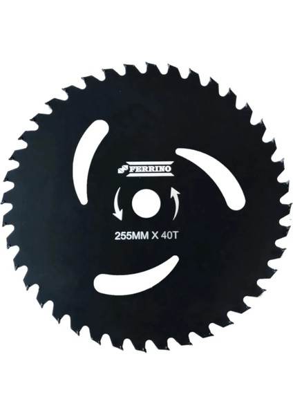 Siyah Elmas Bıçak Daire Testere 255 mm x 40T