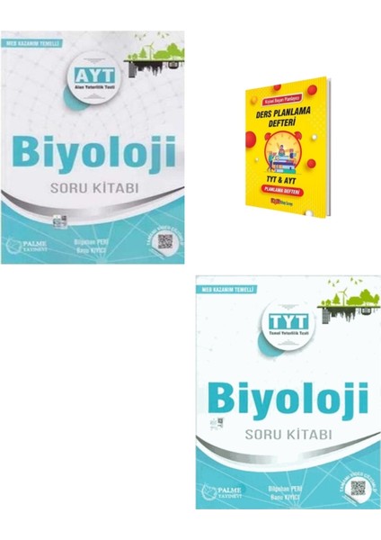 TYT ve AYT Biyoloji Soru Kitabı - Planlama Defteri