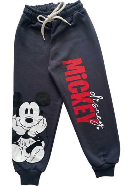 Erkek Çocuk Pamuklu Mickey Mouse Desenli Eşofman Takımı modelleri