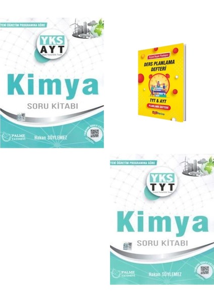 TYT ve AYT Kimya Soru Kitabı - Planlama Defteri