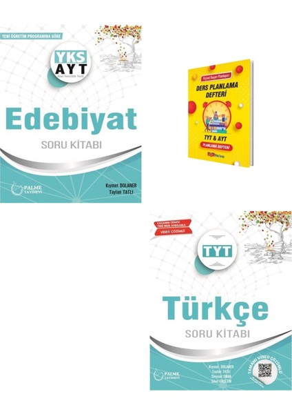 TYT ve AYT Türkçe Edebiyat Soru Kitabı - Planlama Defteri