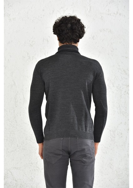 Düz Balıkçı Trender Erkek Kazak 6620 Antrasit modelleri