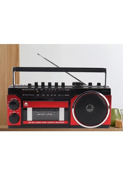 Puxing PX-250BT Müzik Seti Fm Radyo-Usb-Mp3 Player-Bluetooth Kaset Çalar