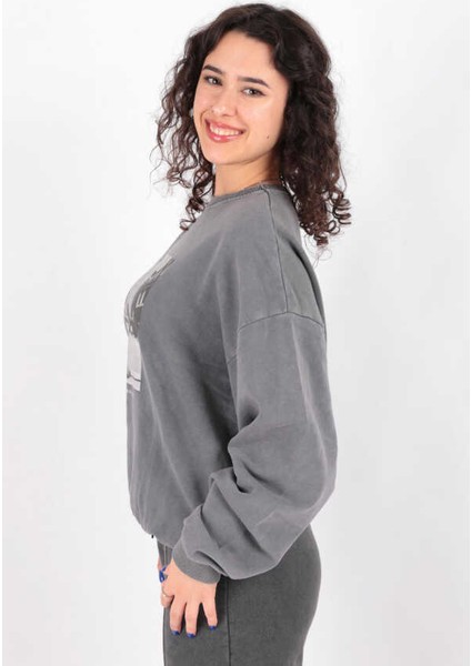 Kadın Sweat W0011070 Antrasıt