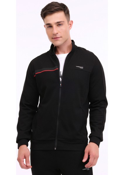 4W ml Renato 18ITL1013 4pr Lumberjack Erkek Sweat A101888071 Siyah