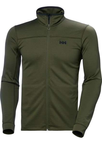 Helly Hansen Swift Midlayer Yeşil Erkek Fermuarlı Sweatshirt