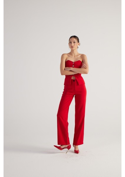 Nia Pantolon Kırmızı fiyatları