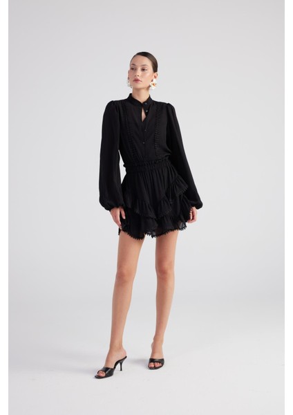 Pixie Gömlek Siyah fırsatları