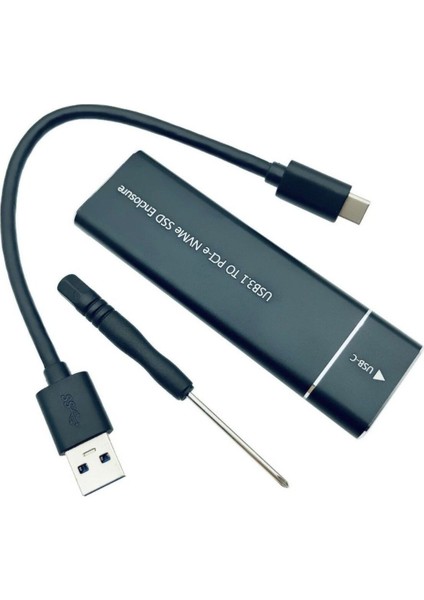 USB 3.1 Type C To Pcı-E M.2 Nvme SSD Harici Taşınabilir Kutu