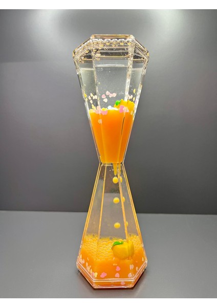 Dekoratif Ofis Masaüstü Çocuk Çalışma Odası Sulu Kum Saati