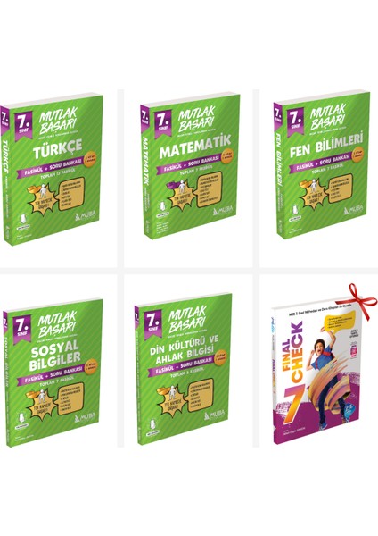 7.Sınıf Fasikül + Soru Bankası Full Set. Final Check İngilizce Ko