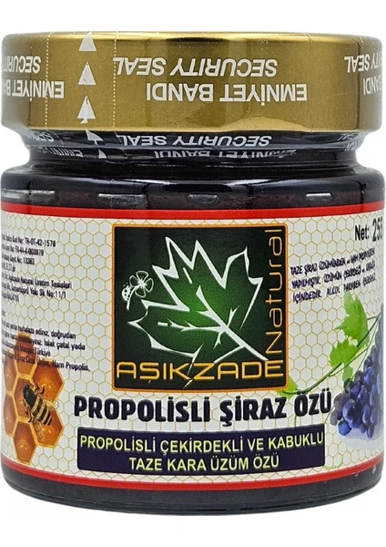 Natural PROPOLİSLİ ŞİRAZ ÖZÜ 255ml 280g