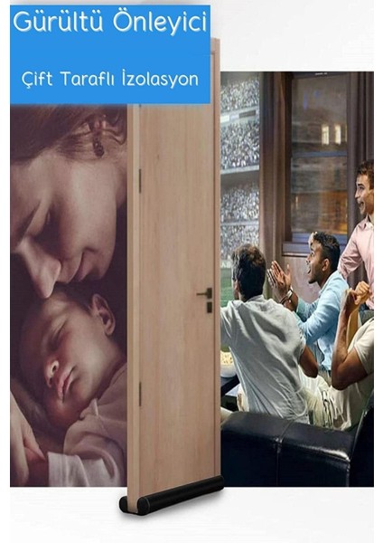 Gürültü Önleyici Çift Taraflı Kapı Altı Rüzgar Koku ve Böcek Önleyici Koruyucu Strafor