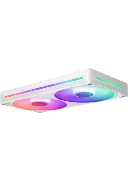 F240 Rgb Beyaz 240 mm Fan 2 'li RF-U24HF-W1