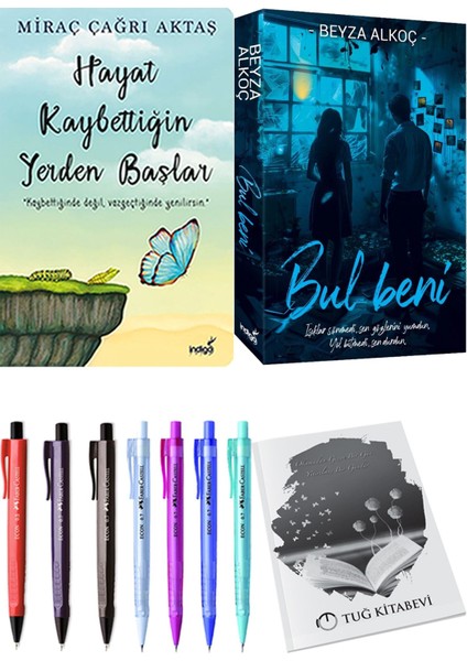 Bul Beni Beyza Alkoç ve Hayat Kaybettiğin Yerden Başlar Miraç Çağrı Aktaş 2li Set