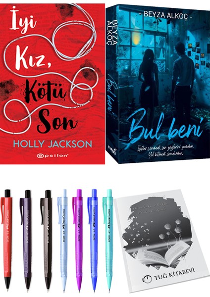 Bul Beni Beyza Alkoç ve Epsilon Yayınevi Iyi Kız Kötü Son Holly Jackson 2li Set