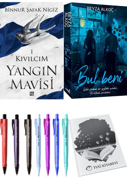 Bul Beni Beyza Alkoç ve Dokuz Yayınları Yangın Mavisi 1 Kıvılcım Binnur Şafak Nigiz