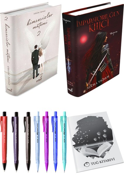Imparatorluğun Kılıcı Ciltli ve Kimsesizler Matemi 2 Ciltli Emine Tavuz 2li Set