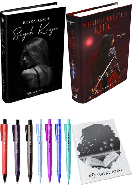 Imparatorluğun Kılıcı Ciltli ve Epsilon Yayınevi Siyah Kuğu Ciltli Beyza Aksoy 2li Set